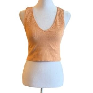 Avocado Sport Ribbed Crop Top Size M/L